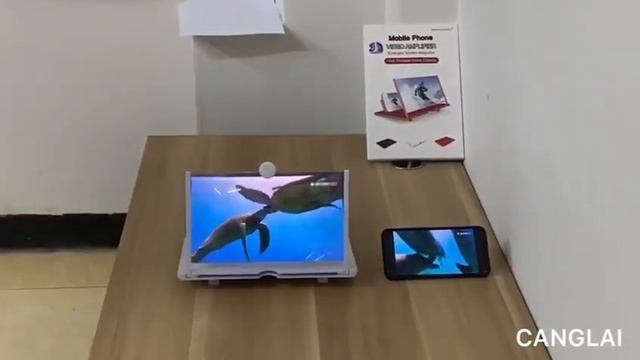 3D Увеличитель усилитель экрана подставка лупа для телефона смартфона смотреть онлайн