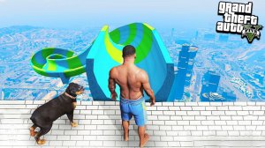 ЭКСТРЕМАЛЬНЫЙ СПУСК СО СКОЛЬЗКОЙ ГОРКИ АКВАПАРК В ГТА 5 МОДЫ! ОБЗОР МОДА В GTA 5 ВИДЕО ГТА ИГРЫ MODS