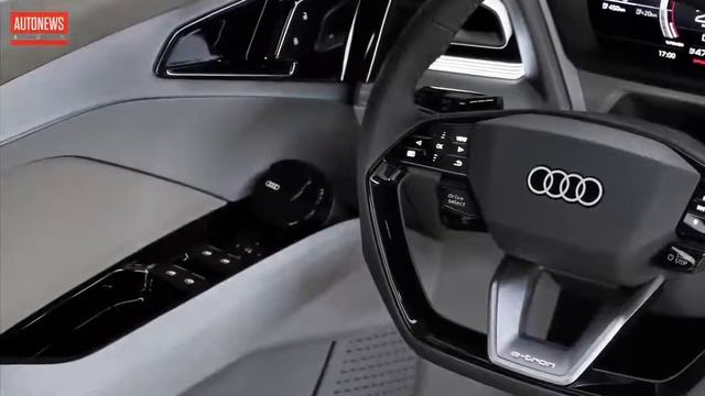 Audi Q4 Sportback e tron новый электрический кроссовер Конкурент Tesla Model X смотреть онлайн