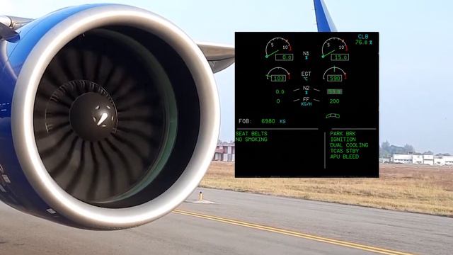 A320 NEO ENGINE START WITH UPPER ECAM INDICATION смотреть онлайн
