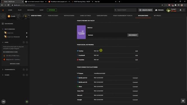 How To Connect Twitch With Faceit смотреть онлайн
