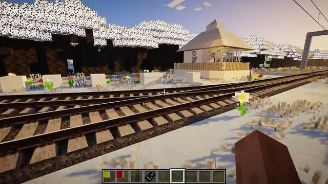 ЗАГОРЕЛАСЬ ЭЛЕКТРИЧКА! Работаю дежурным по переезду в Minecraft. смотреть онлайн