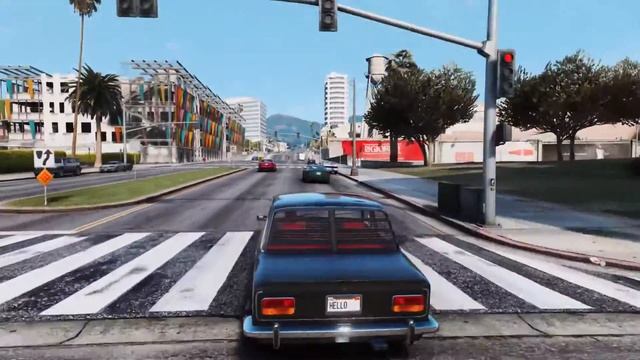 VAZ-2103-2106-LADA+TUNING ||  GTA V RAY TRACING _ NEW GRAPHIC 2019 ! [60FPS]