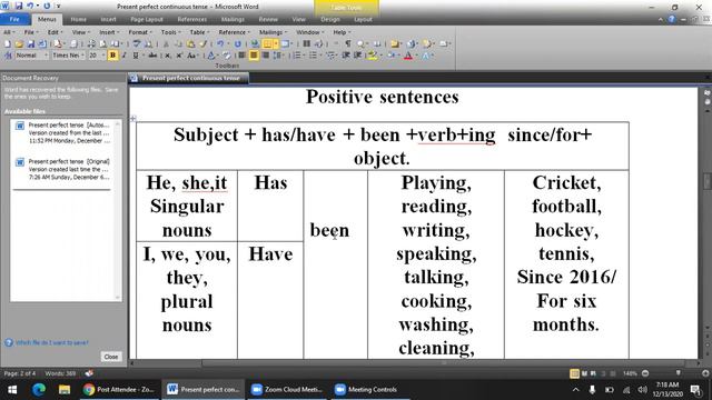 Present perfect continuous Tense by Rafiullah смотреть онлайн
