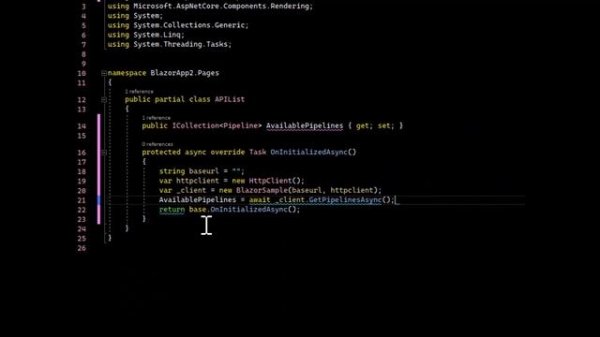 Connecting a Blazor App to Swagger API
