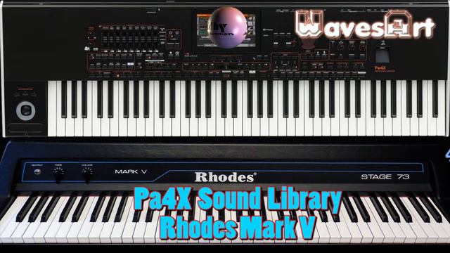 Korg Pa5X Pa4X Rhodes Mark V Library