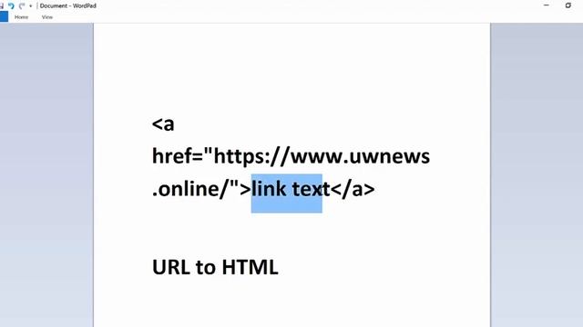How to insert a link in HTML? смотреть онлайн