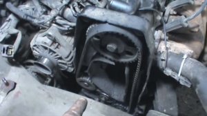 замена ремня грм, выставляем метки ланос