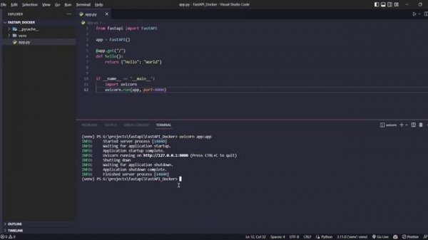 Docker Deploy: FastAPI Docker Deploying in 5 mins | Dockerizing FastAPI Application