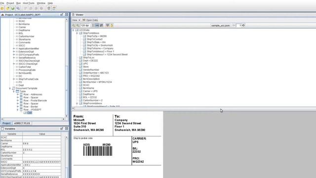 Add the PO# and the Dept# (GS1 Logistic Label) смотреть онлайн