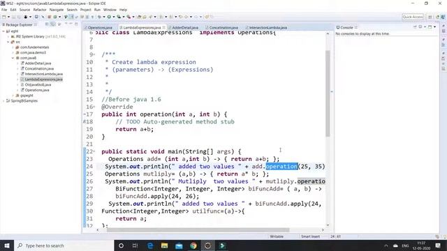 Java 8 Fundamental Functional interface,Lambda Expression and Intersection Type смотреть онлайн