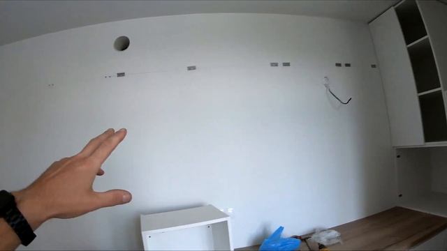 Кухня без ручек с крашеным мдф фасадом и фурнитурой #blum смотреть онлайн