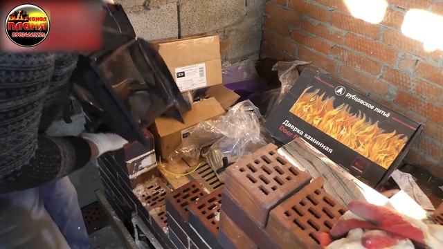 Как самому сделать короб из полосы нержавеющей стали для чугунной дверки в печку под казан смотреть онлайн