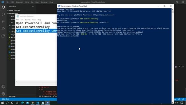 cannot be loaded because running scripts is disabled on this system. /Powershell angular смотреть онлайн
