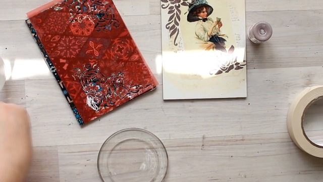 Мини -мастер-класс Объемный трафаретный рисунок без использования паст и шпатлевок. смотреть онлайн