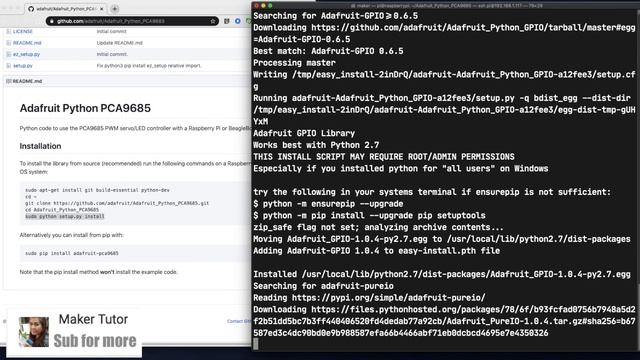 Easy way!! Control Multiple Servo with Raspberry Pi смотреть онлайн
