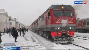 Первый двухэтажный поезд прибыл в Йошкар-Олу из Москвы 17 апреля