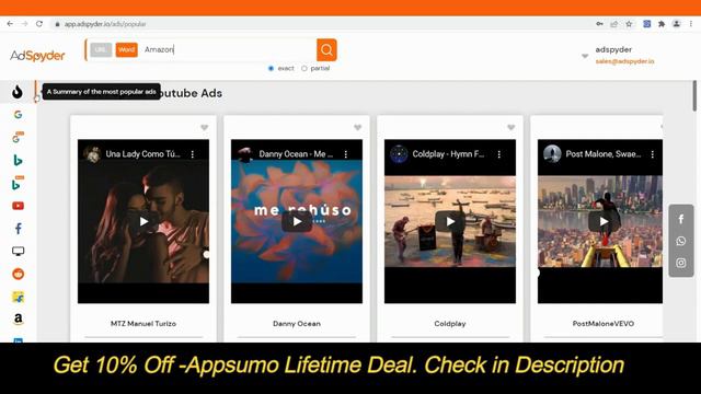 AdSpyder Review: Appsumo Lifetime Deal & Walkthrough Video | Ad Spy Tool on Your Competitor's Ads смотреть онлайн