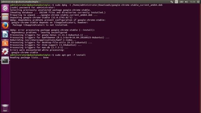 Install and Remove deb packages in Ubuntu 16.04 смотреть онлайн
