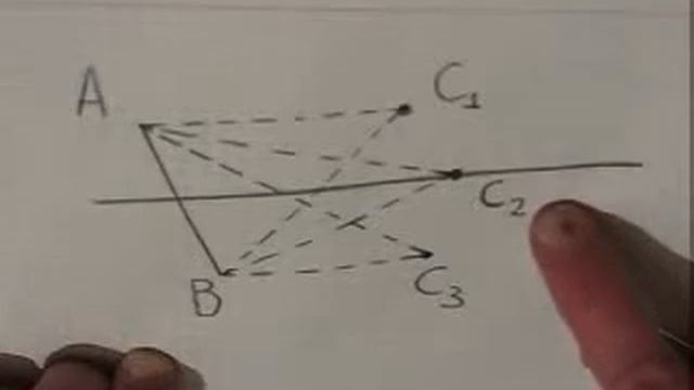Теорема о пересечении сторон треугольника смотреть онлайн
