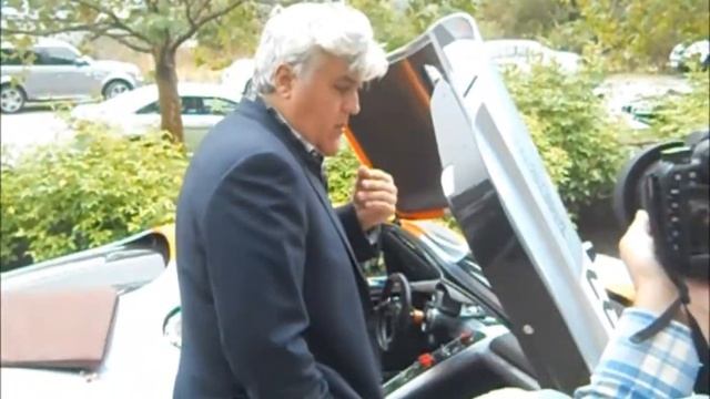 Jay Leno Reviews Porsche 918 RSR Concept At Porsche Zentrum At The Quail