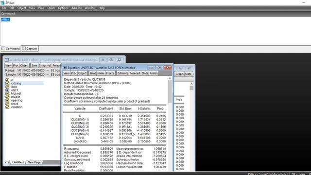 how to implement arma model in eviews application in forex trading смотреть онлайн