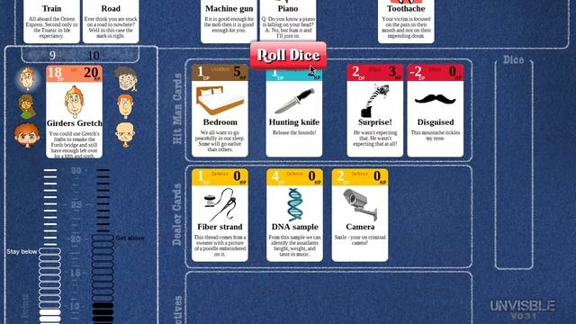 Murder Card Game Programmed in Python: Unvisible смотреть онлайн