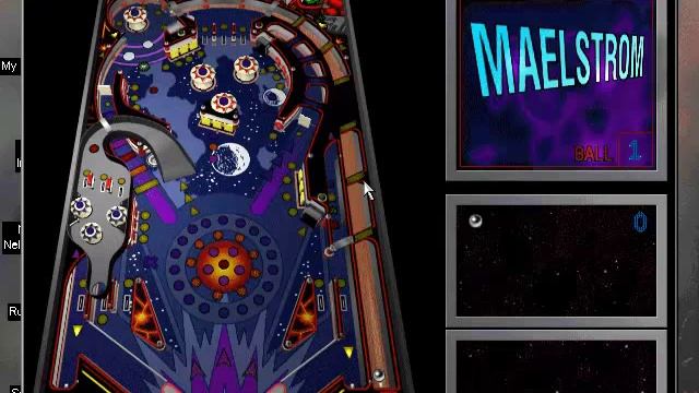 Microsoft Windows 98 Second Edition (1999) Maelstrom 3-D Pinball Game 0.91 (1994-1995) смотреть онлайн
