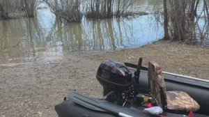 пвх лодка с Китайским мотором. ПЕРВЫЙ спуск на воду!!!