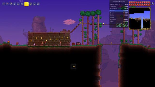 Both Event Moons in Classic Mode {3p} [Current WRs] - Terraria Speedrun смотреть онлайн