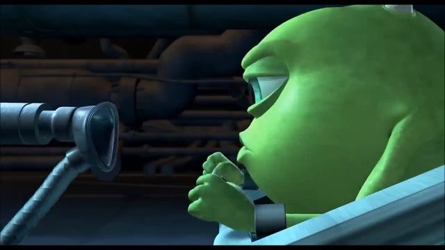 Monsters Inc Randall tries to use the scream extractor on Mike смотреть онлайн