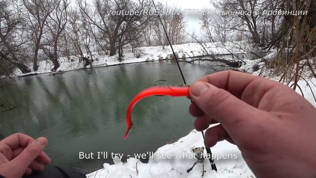 Real fishing: winter, snow, ice & jigging for pike in Russia. Рыбалка на щуку на джиг зимой. смотреть онлайн