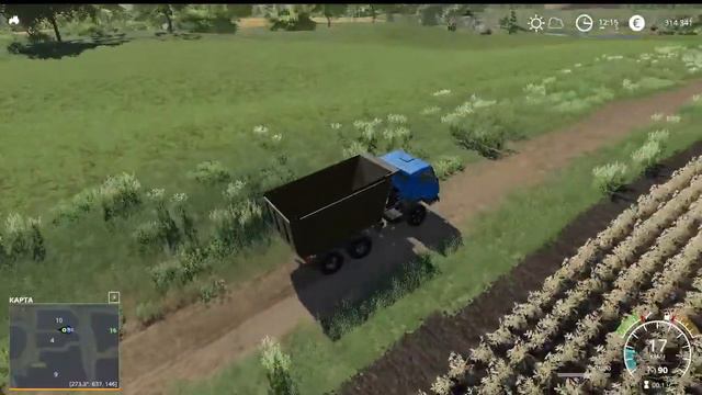 Обзор на карту: «Колхоз Красная звезда» для Farming Simulator 19 смотреть онлайн
