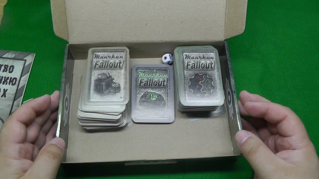 Манчкин Fallout (Munchkin Fallout, 2014) (unboxing)