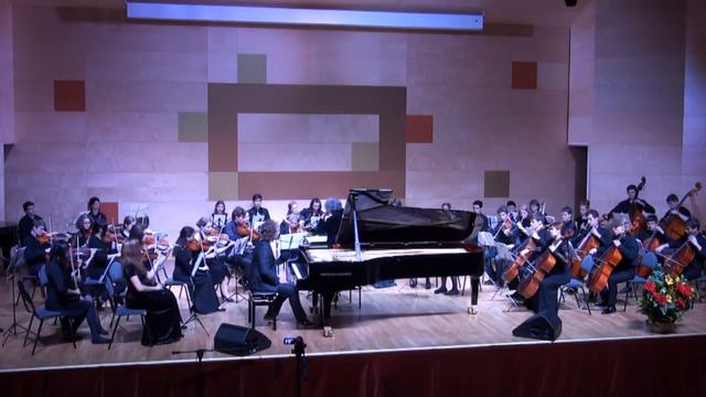 E. Grieg. Concerto for piano and orchestra, part 1 смотреть онлайн