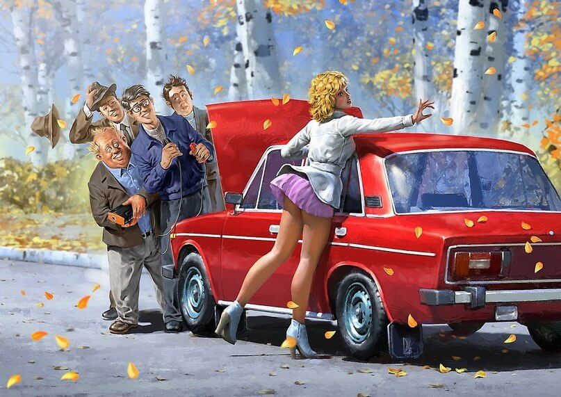 Ядрёный пин-ап в советском стиле смотреть онлайн