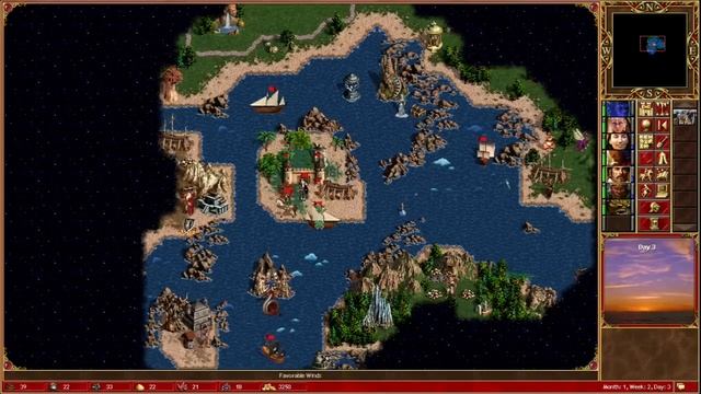 Heroes 3 HOTA Playthrough 44, Part 1 ( Grim's Broken Compass 200% v2.6 ) смотреть онлайн