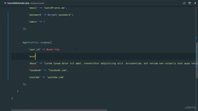 #97 Creating profiles for users Complete Blogging Content Management System in Laravel смотреть онлайн