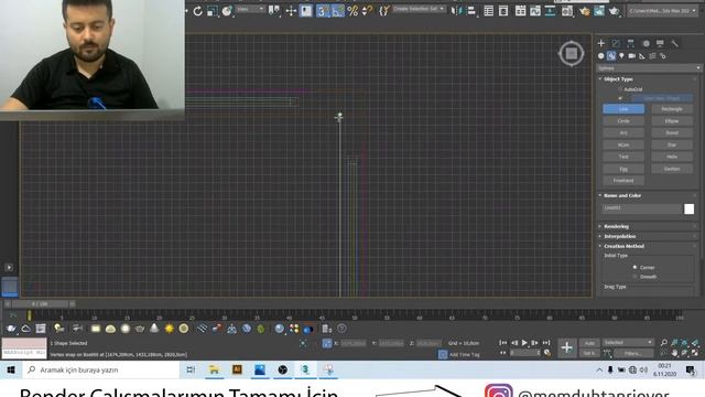 Bina Modelleme | 3ds Max Modelleme | Apartman Modelleme Part 4 | Memduh Tanrıöver | MTYOU005 смотреть онлайн