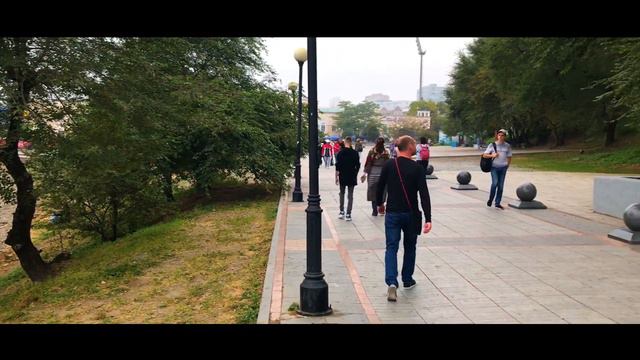 Владивосток - Прогулка по Набережной смотреть онлайн