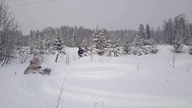 Снегопад на Рождество