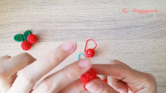How to chrochet : Cherry Amigurumi | Step by step tutorial | Easy Amigurumi смотреть онлайн