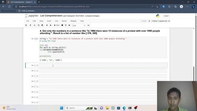 Python List Comprehension Exercise for Beginners | Learn Python Programming | part-2 | Data science смотреть онлайн