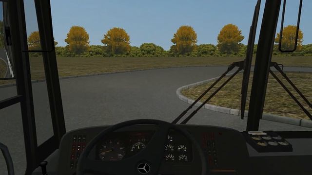 Mercedes Benz O345 Turk в Омской окраске, карта Соловец смотреть онлайн
