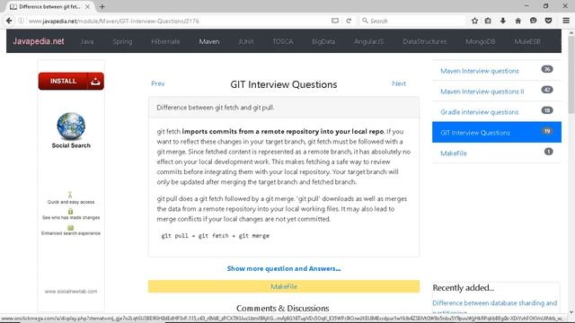 Difference between git fetch and git pull.
| javapedia.net смотреть онлайн