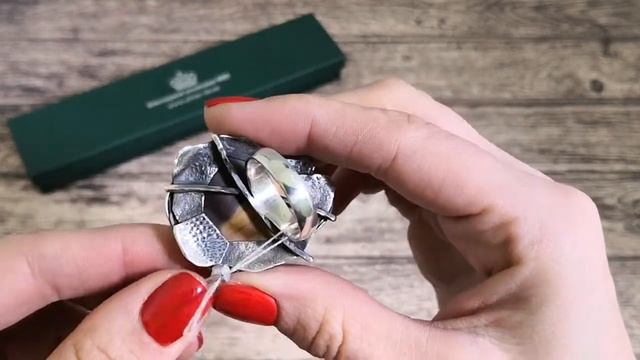 Серебряное кольцо с яшмой смотреть онлайн