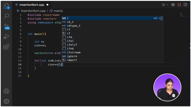 Insertion Sort Algorithm | Lecture-37 | C++ and DSA Foundation course смотреть онлайн
