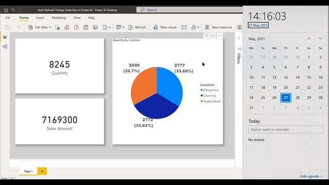 Automatic page refresh or Change Detection - Power BI Service (23/30) смотреть онлайн