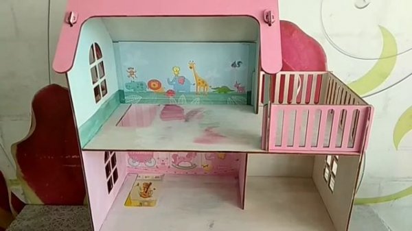 Переделка кукольного домика