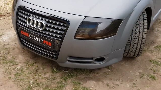 Полная оклейка авто Audi TT пленкой KPMF K89919 Matt Anthracite смотреть онлайн